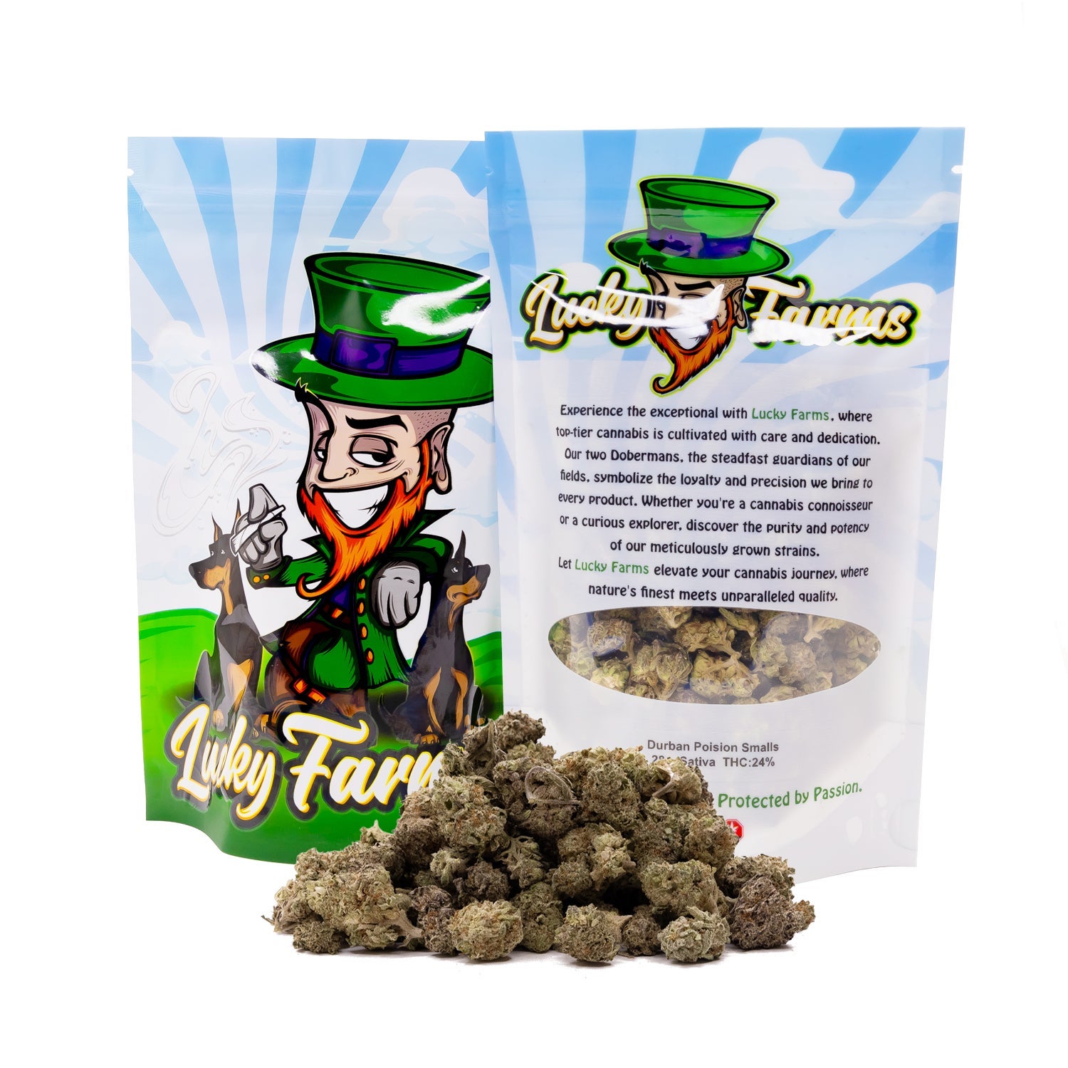 DurbanPoisionSmalls-01.jpg Lucky Farms – Durban Poison (smalls) - Image 3